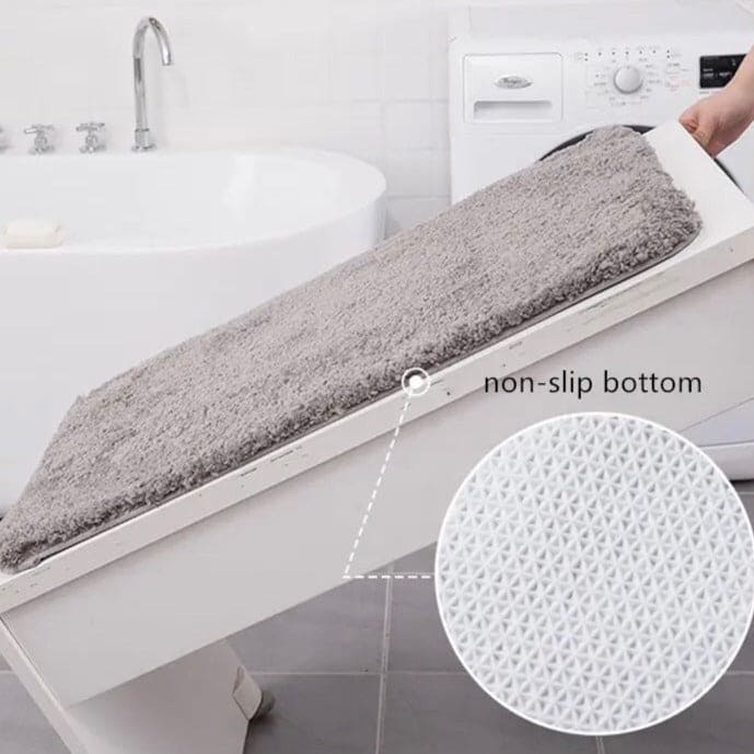 Fluffy Bathroom Mat, Non Slip Plush Carpet Bath Mat, Soft Comfortable Water Absorbent Mat, Bathroom Kitchen Floor Mat, Door Entrance Soft Mat, Thick Shaggy Shower Rug Mat, Plush Microfiber Rugs, Washable Quick Dry Bath Rugs, Anti Skid Bathroom Shower Mat Fluffy Bathroom Mat, Non Slip Plush Carpet Bath Mat, Soft Comfortable Water Absorbent Mat, Bathroom Kitchen Floor Mat, Door Entrance Soft Mat, Thick Shaggy Shower Rug Mat, Plush Microfiber Rugs, Washable Quick Dry Bath Rugs, Anti Skid Bathroom Shower Mat